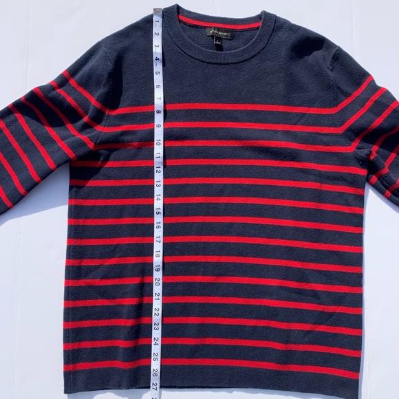 Banana Republic Striped Crewneck sz L - Picture 4 of 7